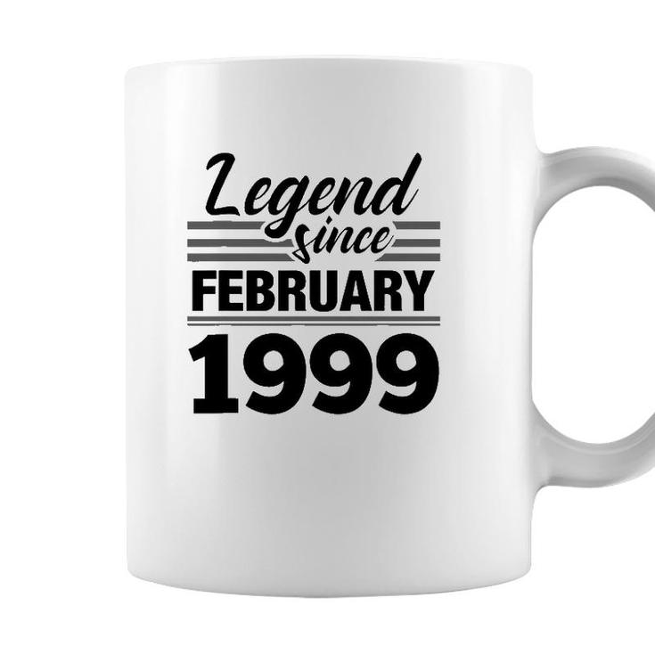 Legend Since February 1999 - 23Rd Birthday 23 Years Old Coffee Mug