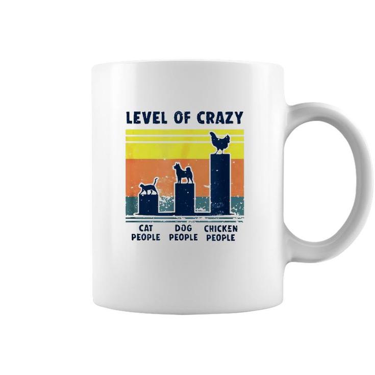 Level Of Crazy Chicken Lover Coffee Mug