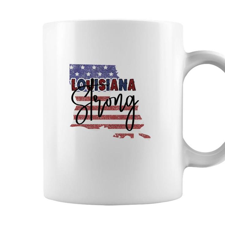 Louisiana Strong July Independence Day 2022 Coffee Mug