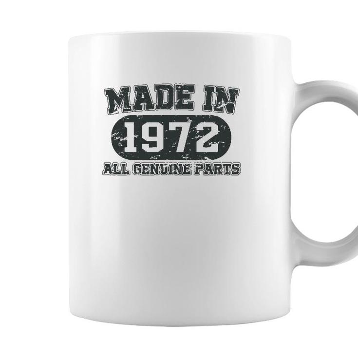 Made In 1972 50 Years Old Bday Men Women 50 Birthday Coffee Mug