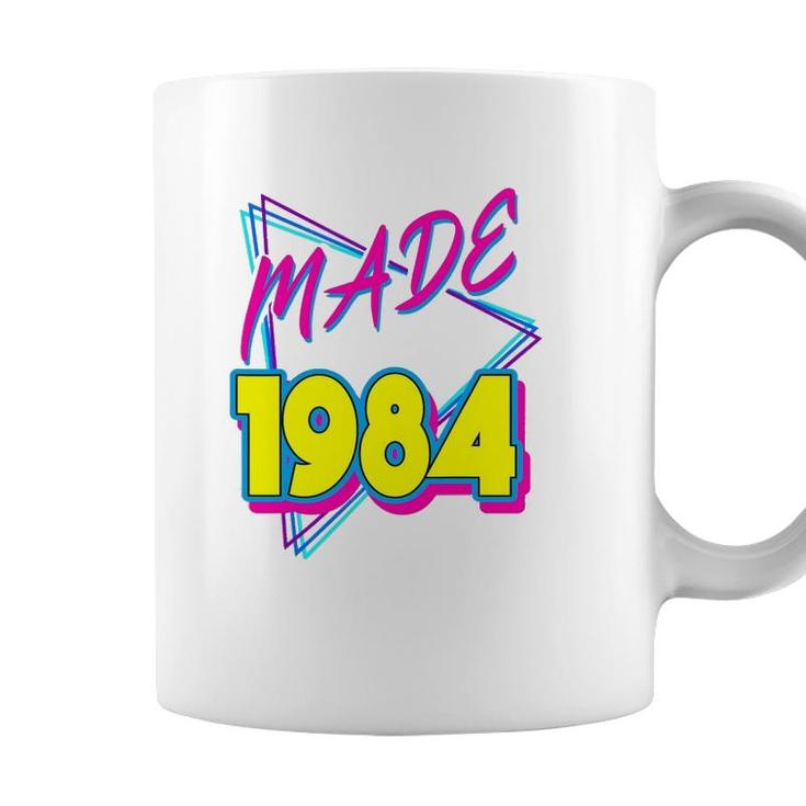 Made In 1984 38Th Birthday Retro 38 Years Old Vintage 80S Coffee Mug