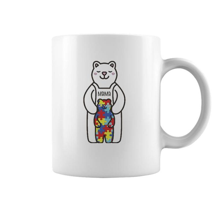 Mama Bear  Autism Awareness Mothers Day Womens Gift Coffee Mug