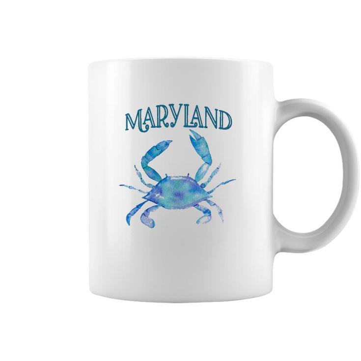Maryland Beautiful Chesapeake Bay Blue Crab - Maryland  Coffee Mug