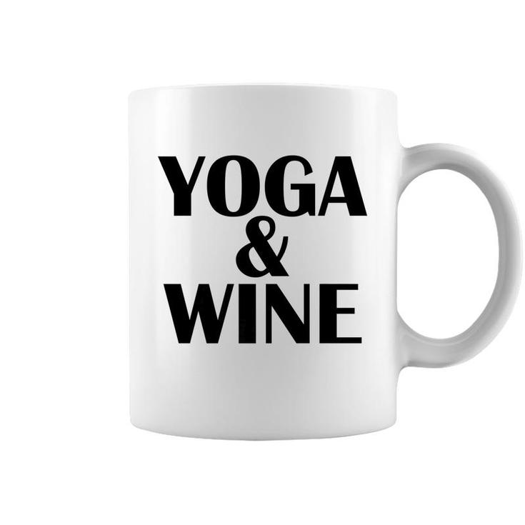 Meditation Yoga Wine Tees Alcohol Fitness Women Gift Coffee Mug