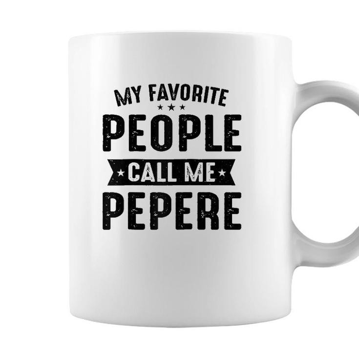 Mens My Favorite People Call Me Pepere Best Pepere Gifts Raglan Baseball Tee Coffee Mug