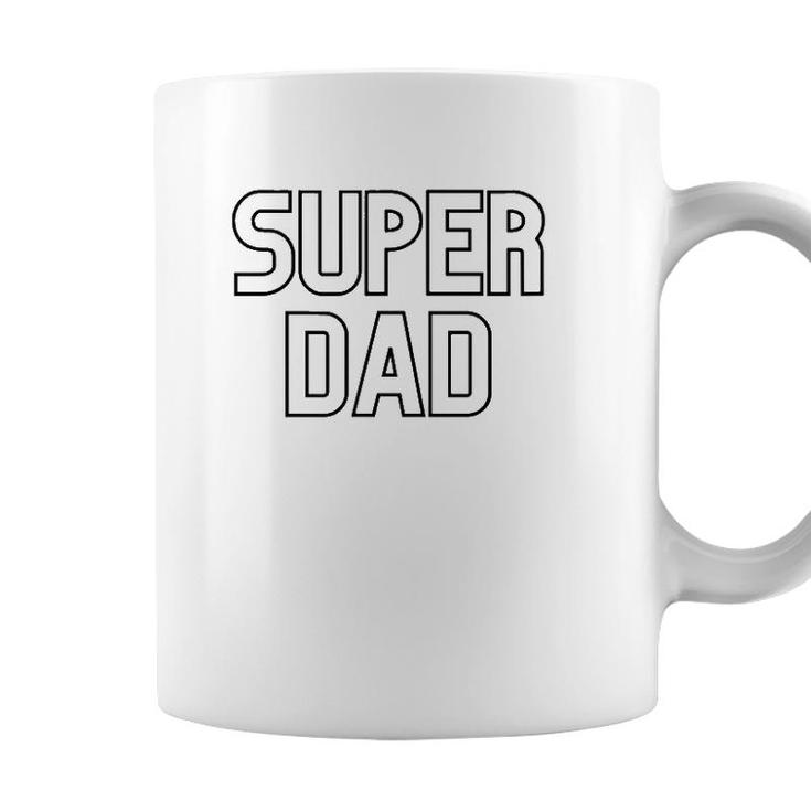 Mens Super Dad Proud Dad Fathers Day Gift Coffee Mug