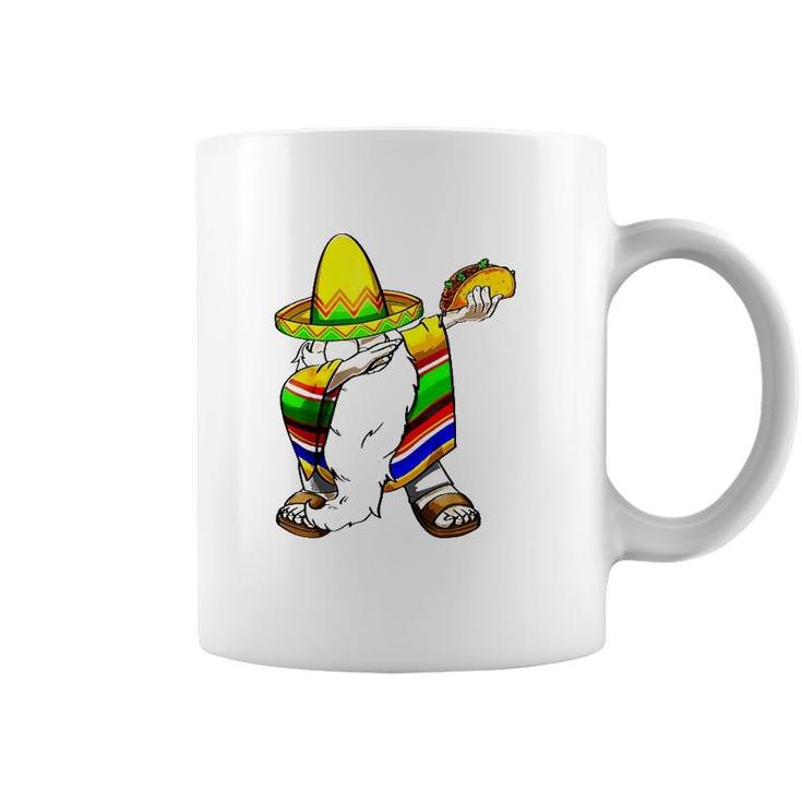 Mexican Dabbing Gnome Cinco De Mayo Poncho Sombrero Taco Coffee Mug
