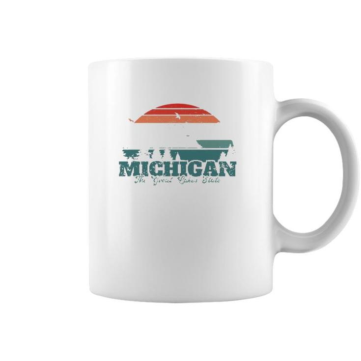 Michigan The Great Lakes State Proud Michigander Coffee Mug