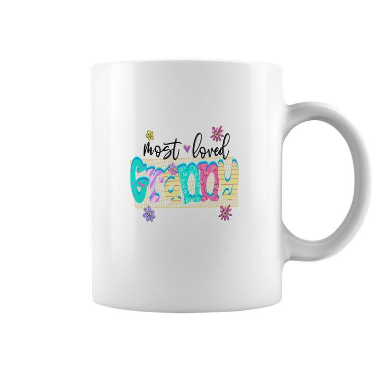Most Loved Granny In The World From Daughter With Love Grandma New Coffee Mug