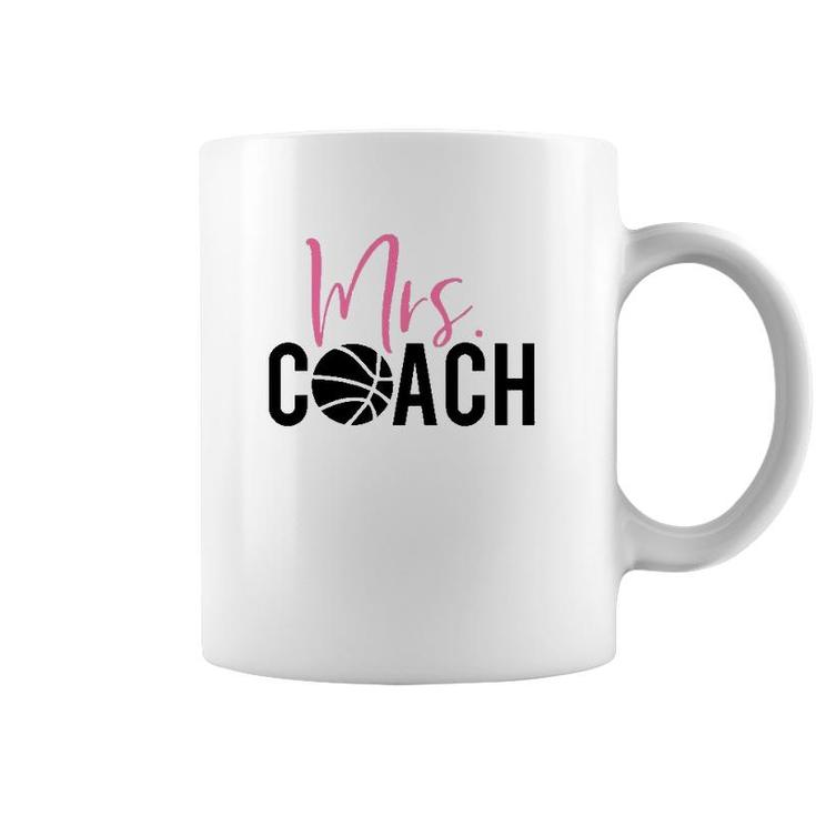 Mrs Basketball Coach For Basketball Coach Wife Coffee Mug