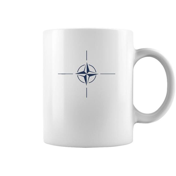 Nato Insignia Allied Forces Wind Rose Coffee Mug