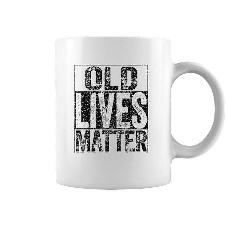 Old Lives Matter Elderly Senior Gif Coffee Mug