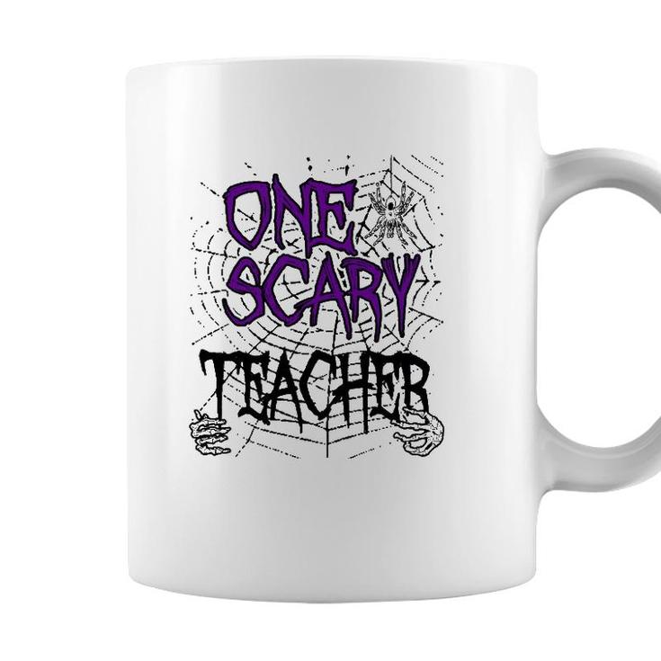 One Scary Teacher Matching Family Halloween Costume Coffee Mug