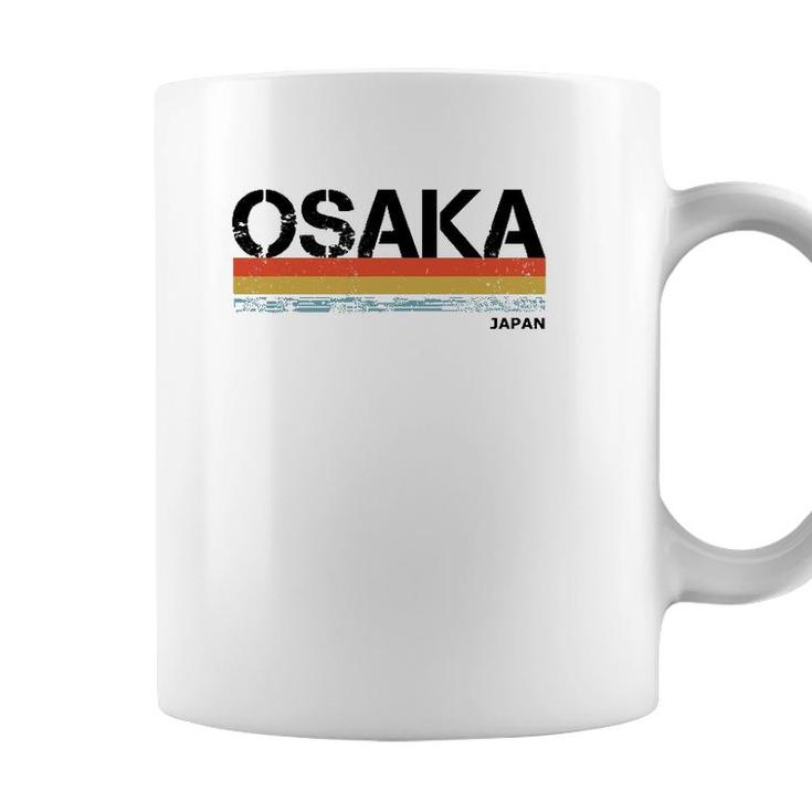 Osaka Vintage Retro Stripes Coffee Mug