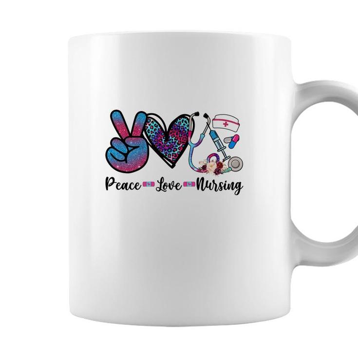 Peace Love Nursing Graphics In The World New 2022 Coffee Mug
