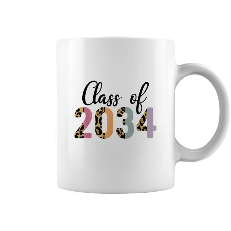 Pqje Leopard Class Of 2034 Kindergarten 2022 Back To School  Coffee Mug