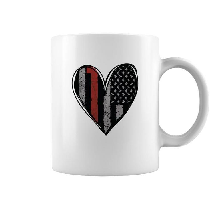 Proud And Sending Love To Firefighter Job Coffee Mug