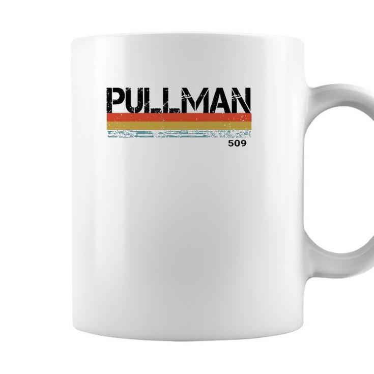 Pullman Vintage Retro Stripes Coffee Mug