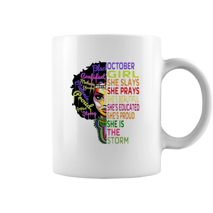 Queens Are Born In October S For Women - Birthday Girl Coffee Mug