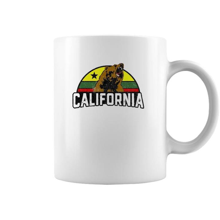 Rasta Bear California Republic Vacation Coffee Mug