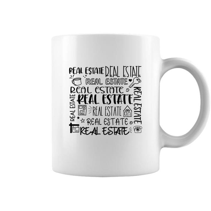 Real Estate Collage Realtor Job Real Estate Life Coffee Mug