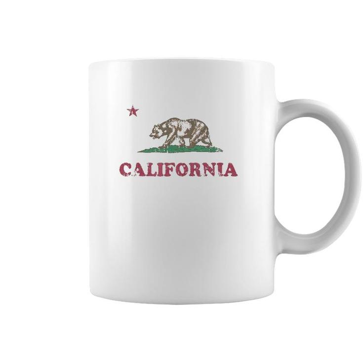 Retro California Republic Flag Gift Coffee Mug
