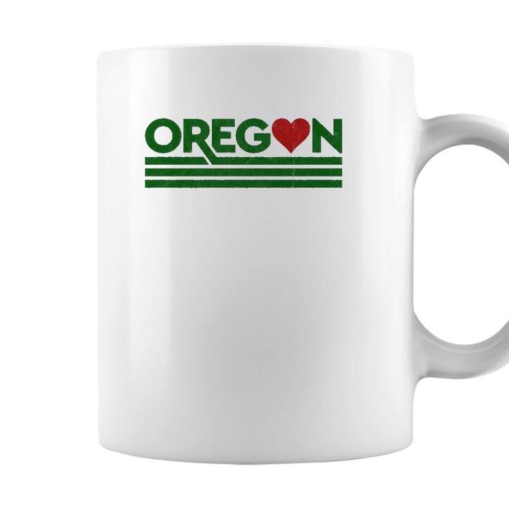 Retro Oregon Love Home State Coffee Mug