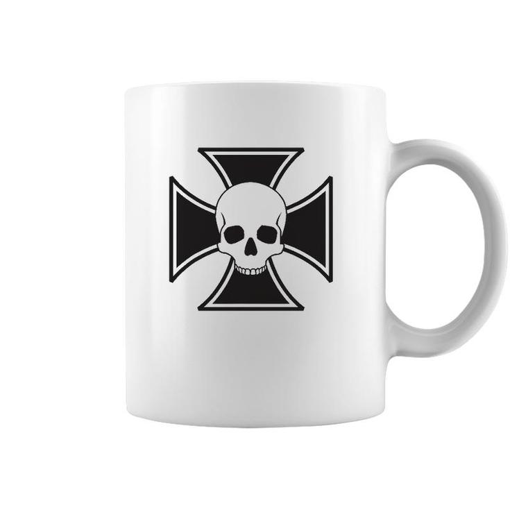 Skull & Iron Cross Halloween Costume Coffee Mug