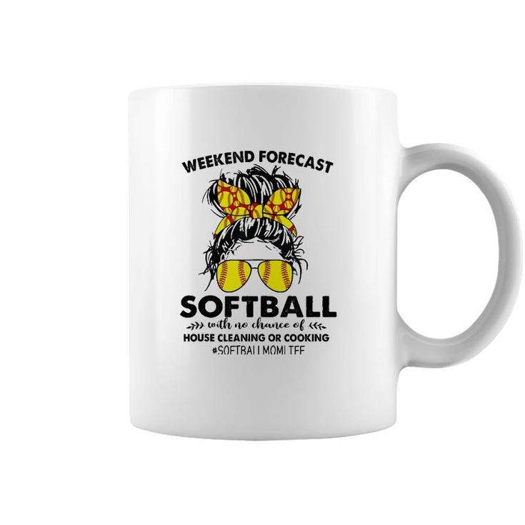 Softball With No Chance Of House Cleaning Or Cooking Messy  Coffee Mug