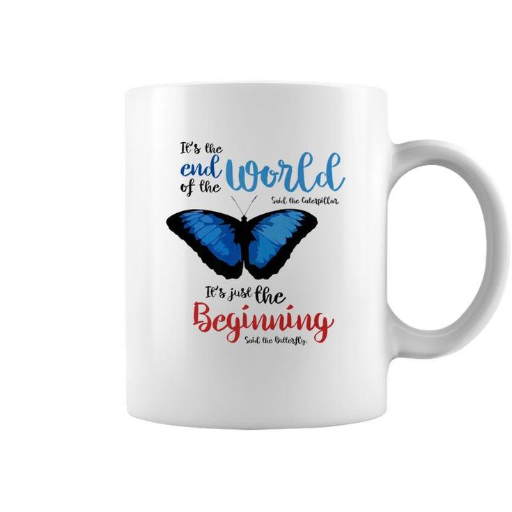 Spiritual End Of The World Butterfly Transformation Coffee Mug