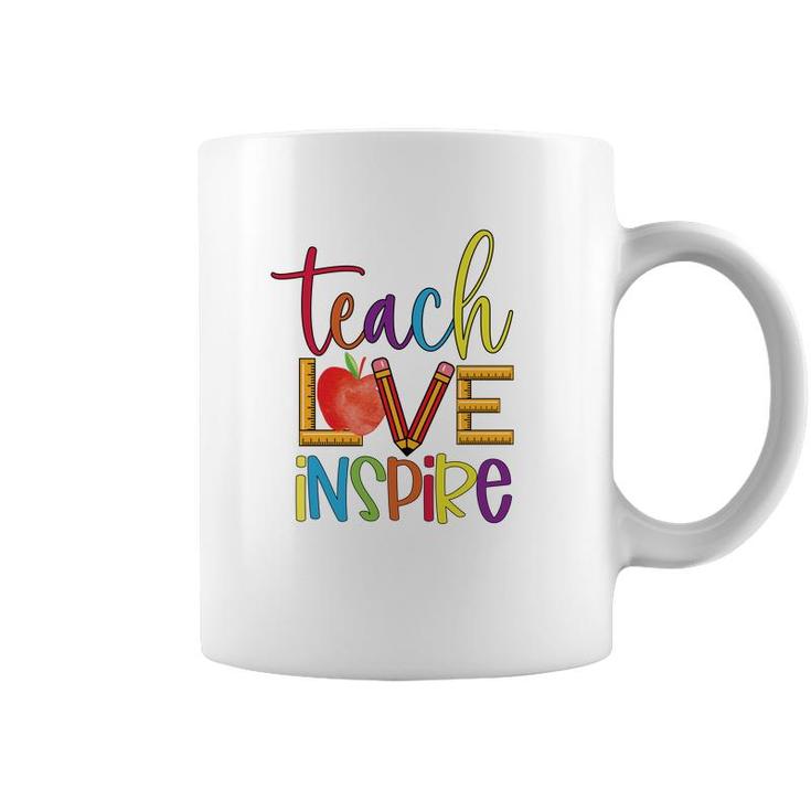 Students Are Inspired By The Teachers Teaching And Love Coffee Mug