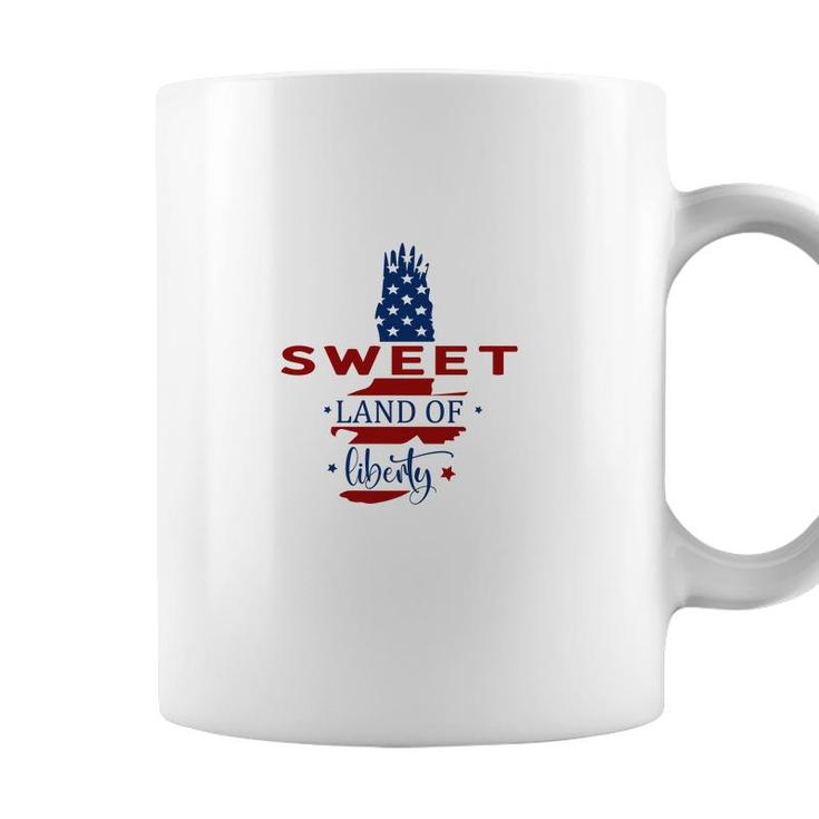Sweet Land Of Liberty July Independence Day 2022 Coffee Mug