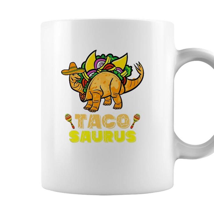 Tacosaurus Kid Taco Cinco De Mayo Kid Dinosaur Taco Coffee Mug