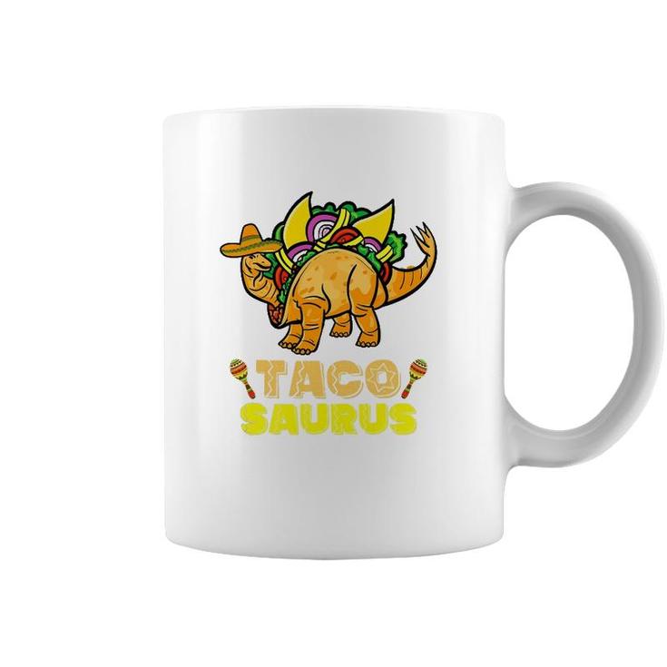 Tacosaurus  Kid Taco Cinco De Mayo Kid Dinosaur Taco Coffee Mug