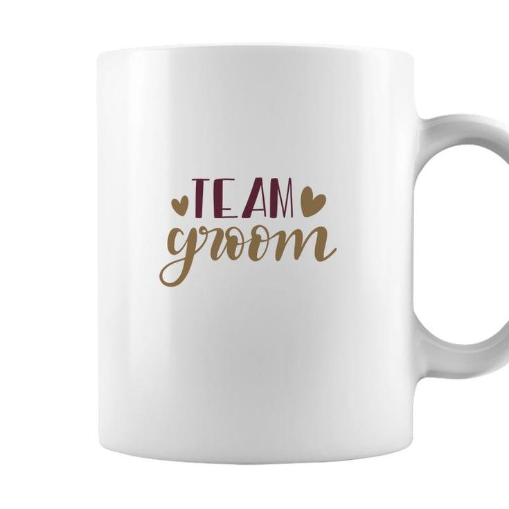 Team Groom Bachelor Party Vintage Style Coffee Mug