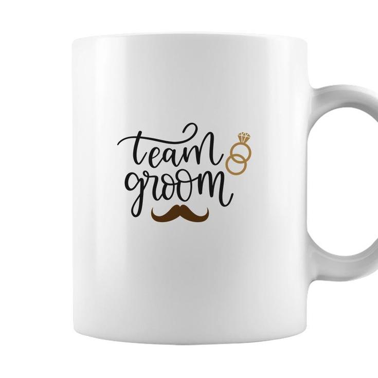 Team Groom Groom Bachelor Party Retro Coffee Mug