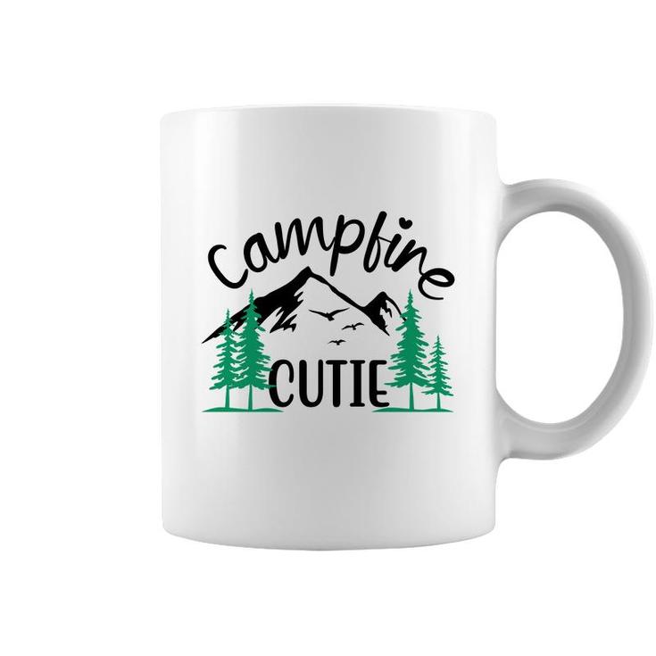Travel Lover  Has Camp With Campfire Cutie In Their Exploration Coffee Mug