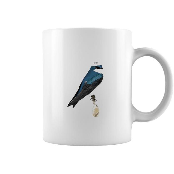 Tree Swallow Kitchen Chef Hat Cooking Funny Bird Coffee Mug