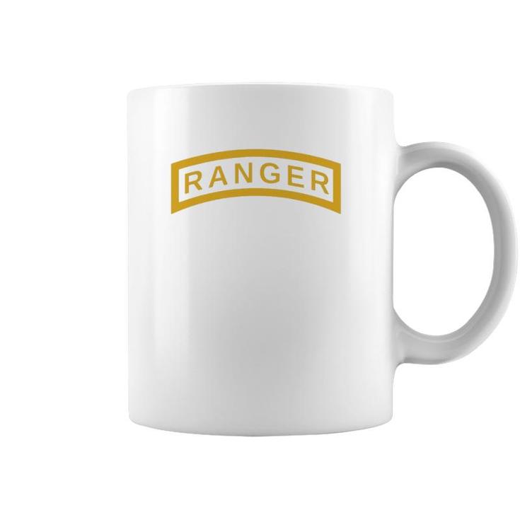 Us Army Ranger Yellow Tab Vintage Airborne Veteran Soldier Coffee Mug