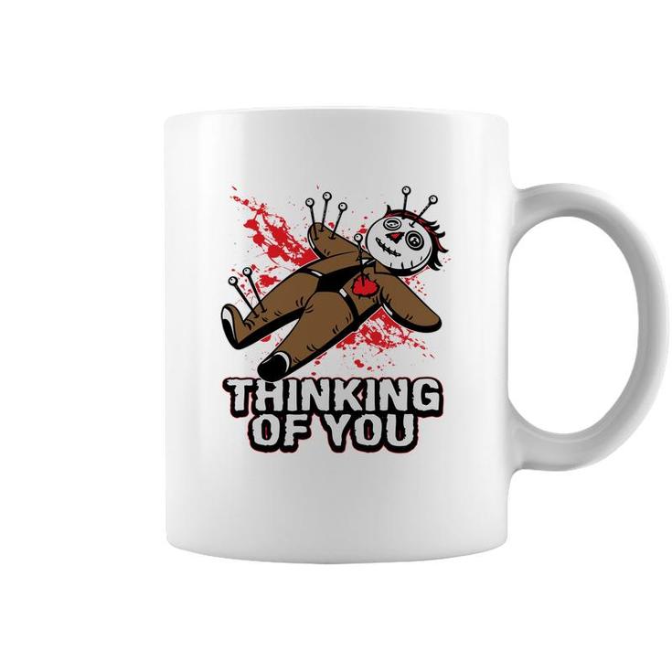 Valentines Day  Voodoo Doll  Thinking Of You Coffee Mug