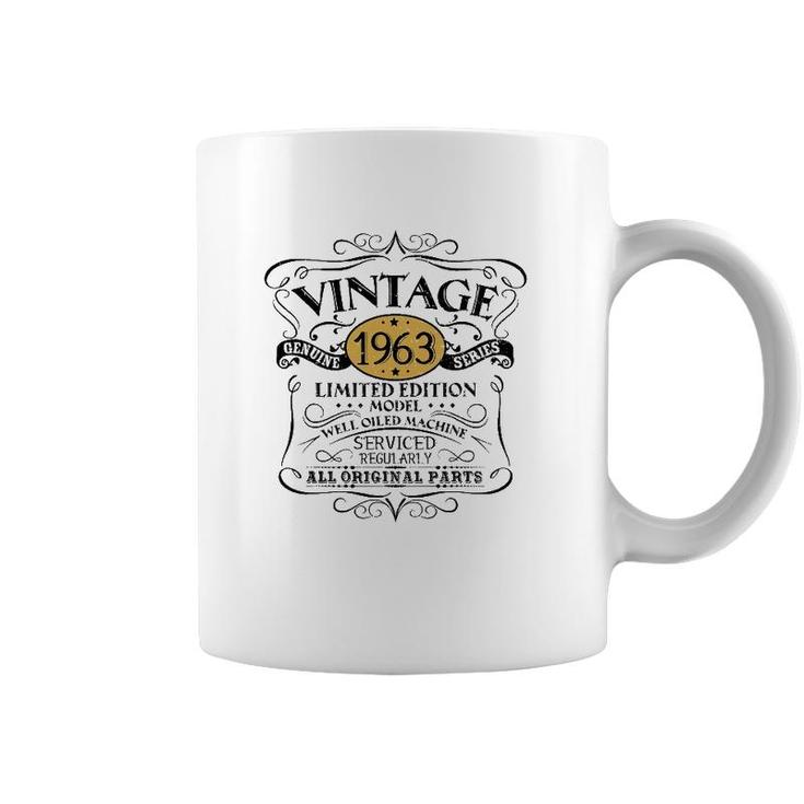 Vintage 1963 59Th Birthday Gift Men Women Original Design Coffee Mug