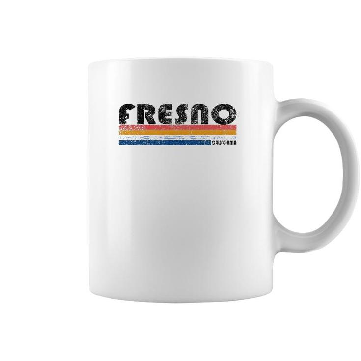 Vintage 1980S Style Fresno California Coffee Mug