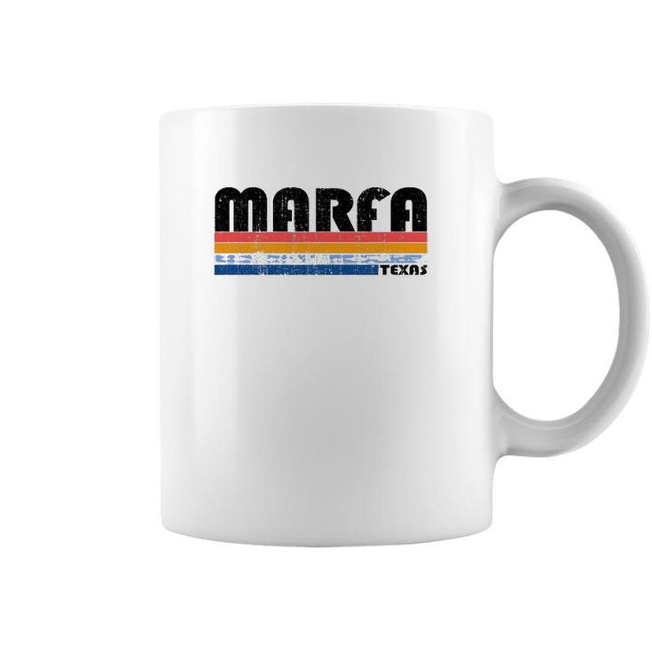 Vintage 70S 80S Style Marfa Texas Coffee Mug