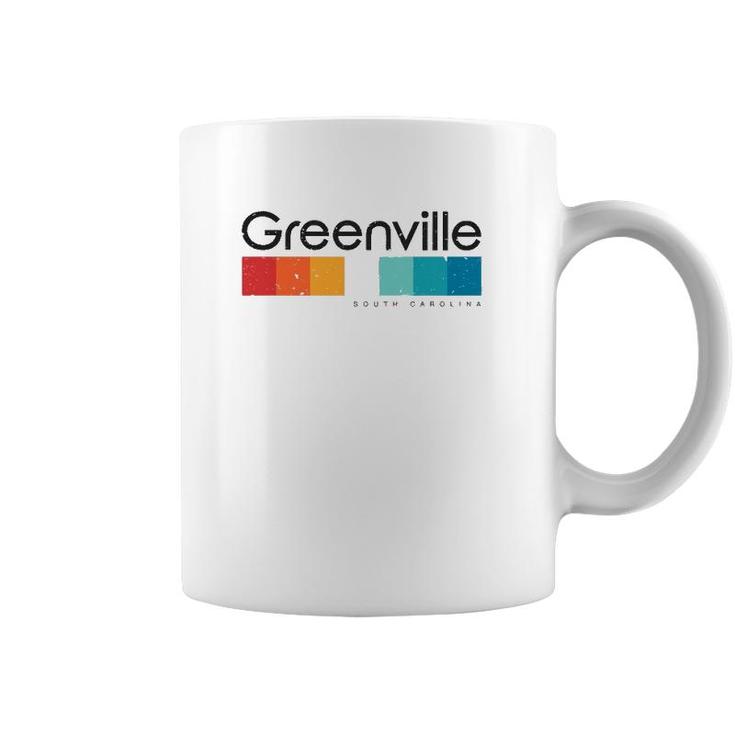 Vintage Greenville Sc South Carolina Usa Retro Design Coffee Mug