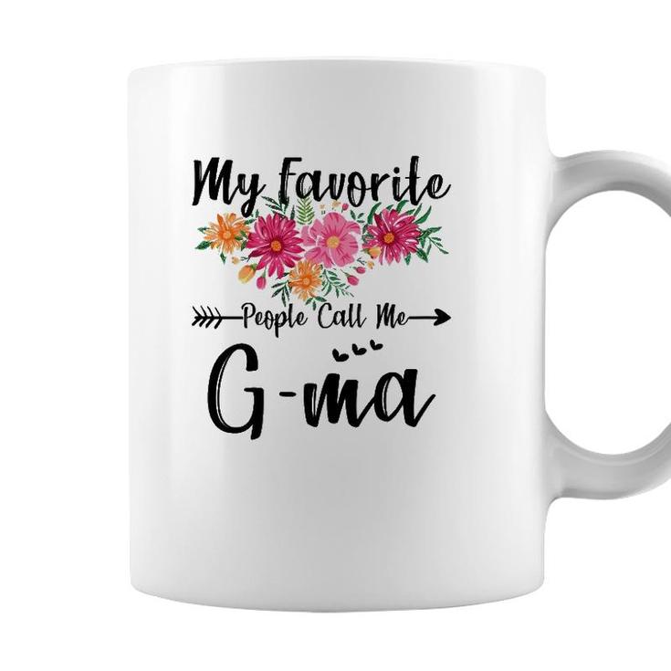 Womens My Favorite People Call Me G-Ma Mothers Day Coffee Mug