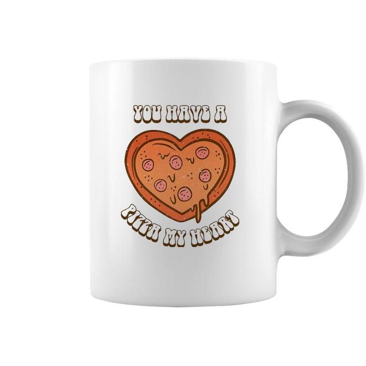 You Have A Pizza Lover My Heart Pizza Heart Valentines Day Coffee Mug