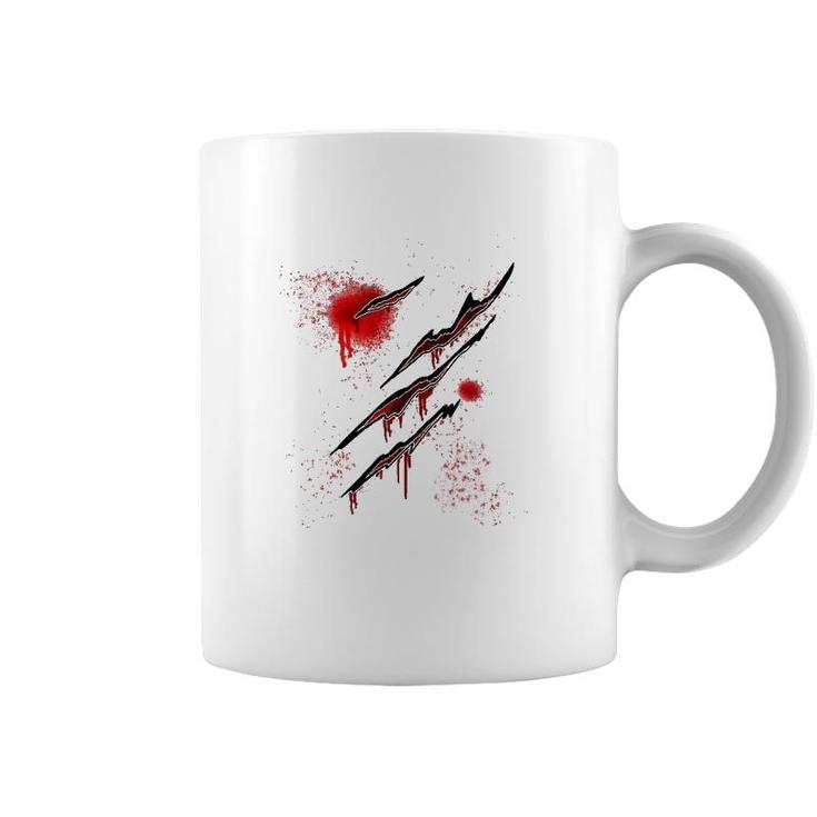 Zombie Ripped  Blood Red Zombie  Zombie Wounds Coffee Mug