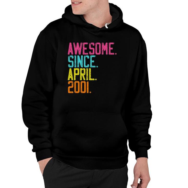 21St Birthday Gifts Awesome Since April 2001 Ver2 Hoodie