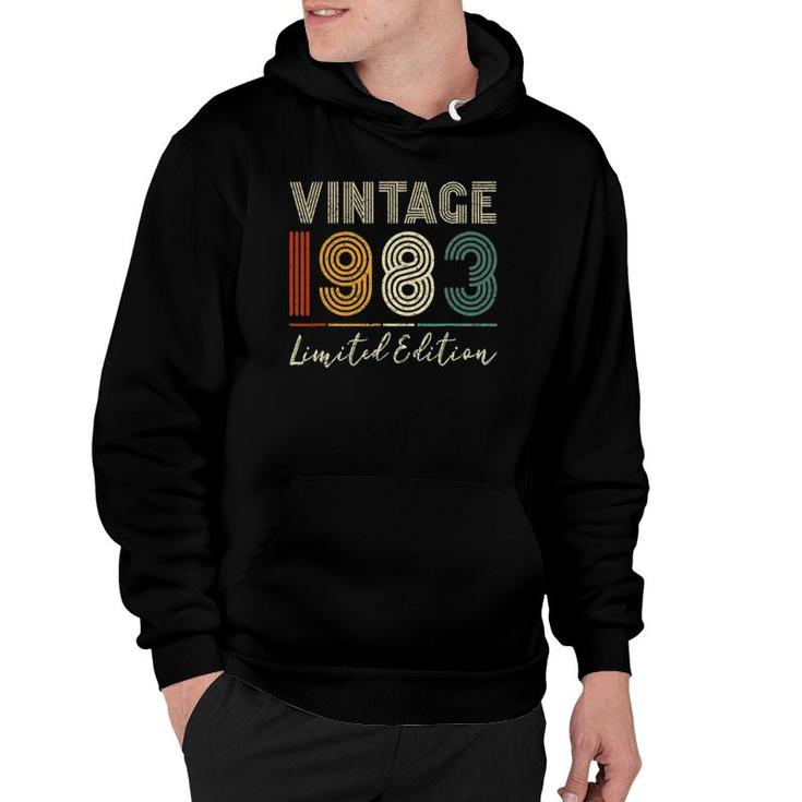 39 Years Old Gifts Vintage 1983 Limited Edition 39Th Birthday Hoodie