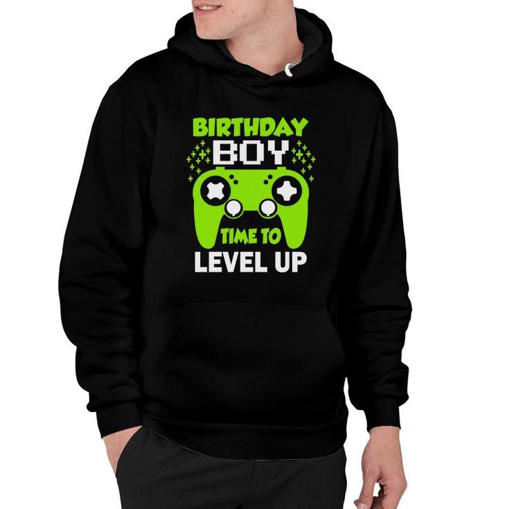 Artwork Boy Matching Video Gamer Time To Level Up Hoodie